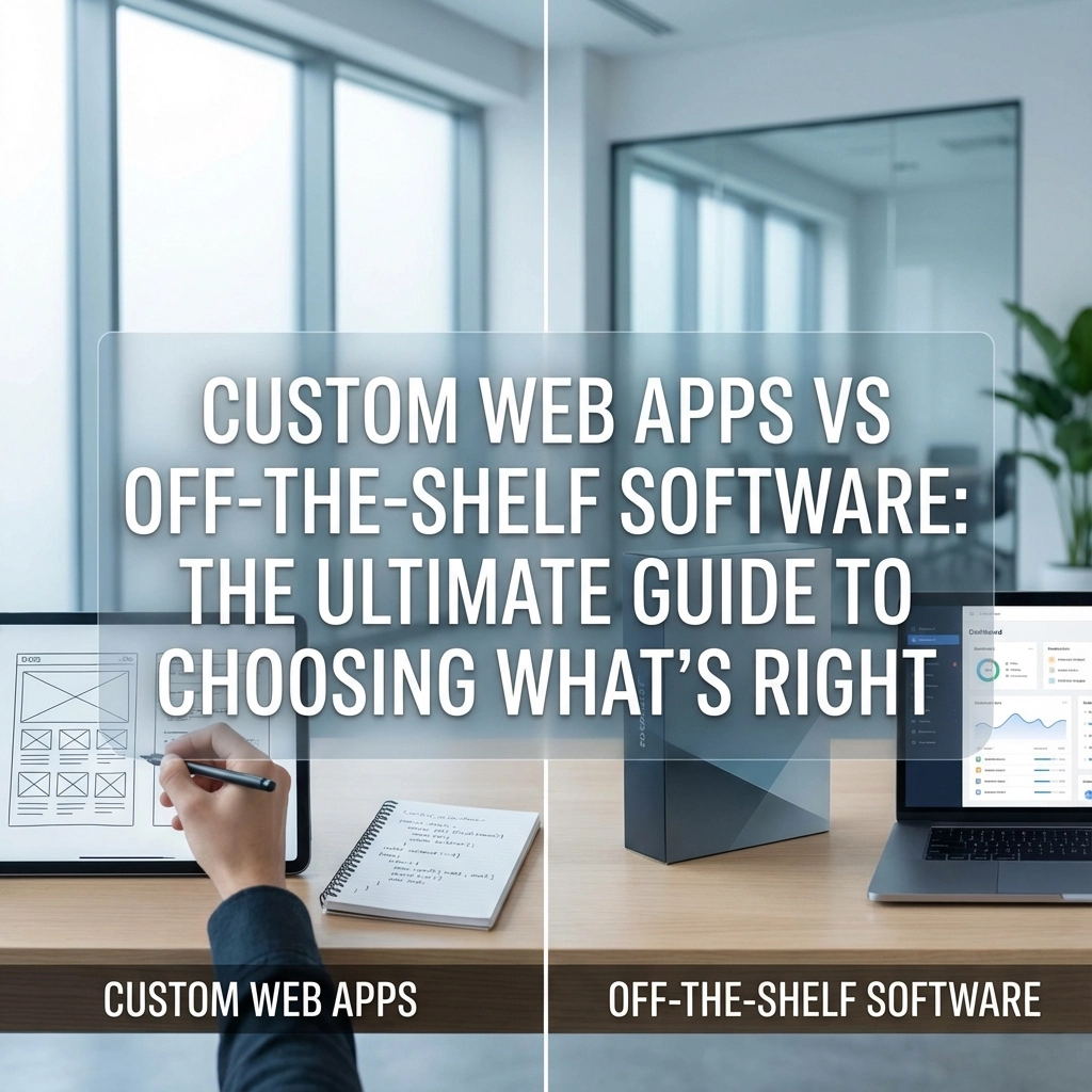 Custom Web Apps Vs Off-the-Shelf Software: The Ultimate Guide to Choosing What's Right